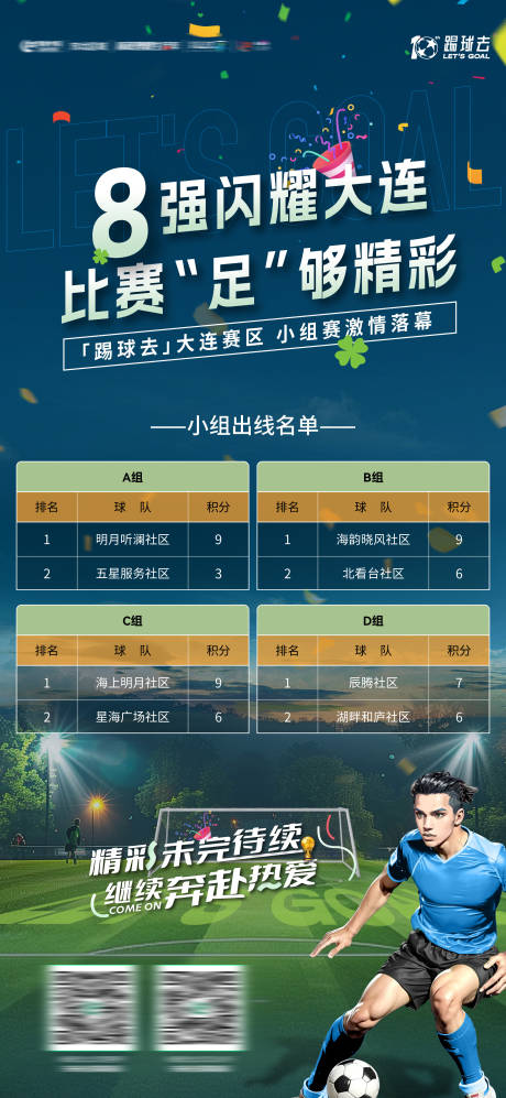 源文件下載【享設計】搜索編號：21100034249378520【地產足球賽小組賽出線隊伍名單海報】