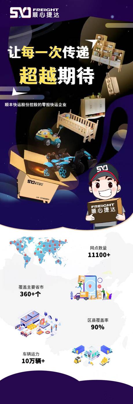 源文件下载【享设计】搜索编号：38010033805813343【货运快递宣传海报】