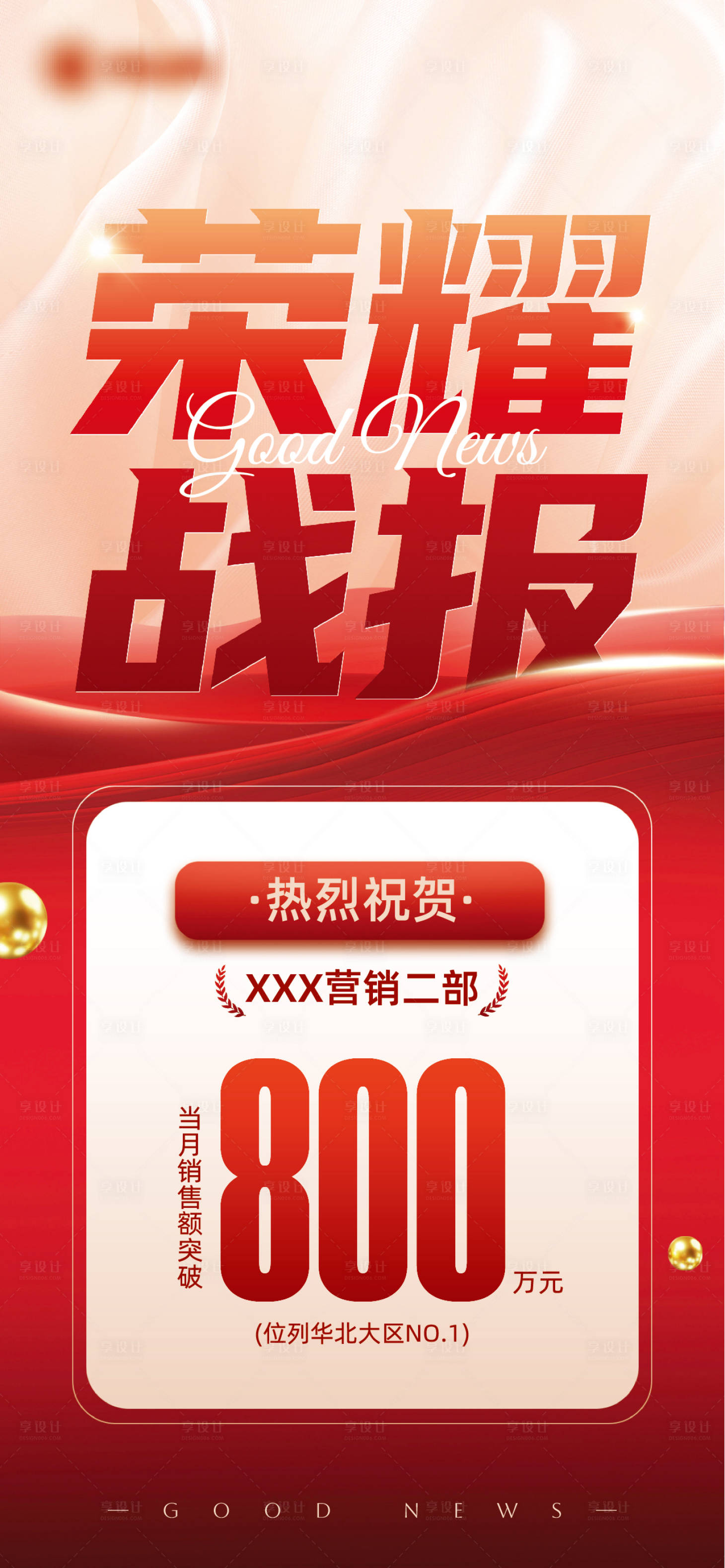 源文件下载【享设计】搜索编号：90090033907866099【销售喜报】