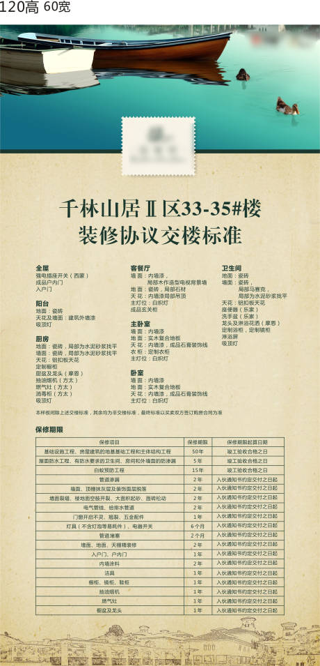 源文件下载【享设计】搜索编号：23640034046178859【交房标准展板】