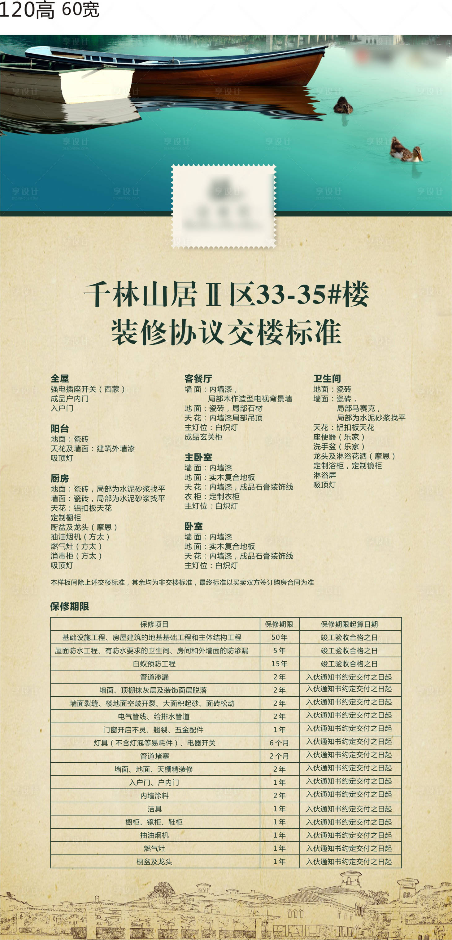 源文件下载【享设计】搜索编号：23640034046178859【交房标准展板】