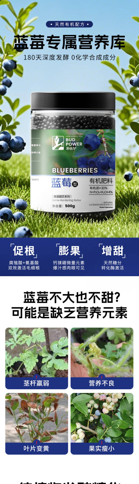 源文件下载【享设计】搜索编号：88500033850212248【蓝莓有机化肥电商详情页】