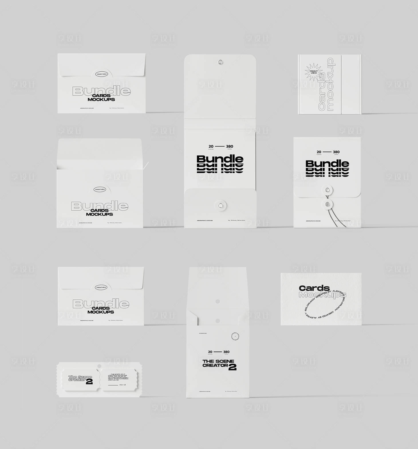 源文件下载【享设计】搜索编号：96000034092213966【卡片样机】