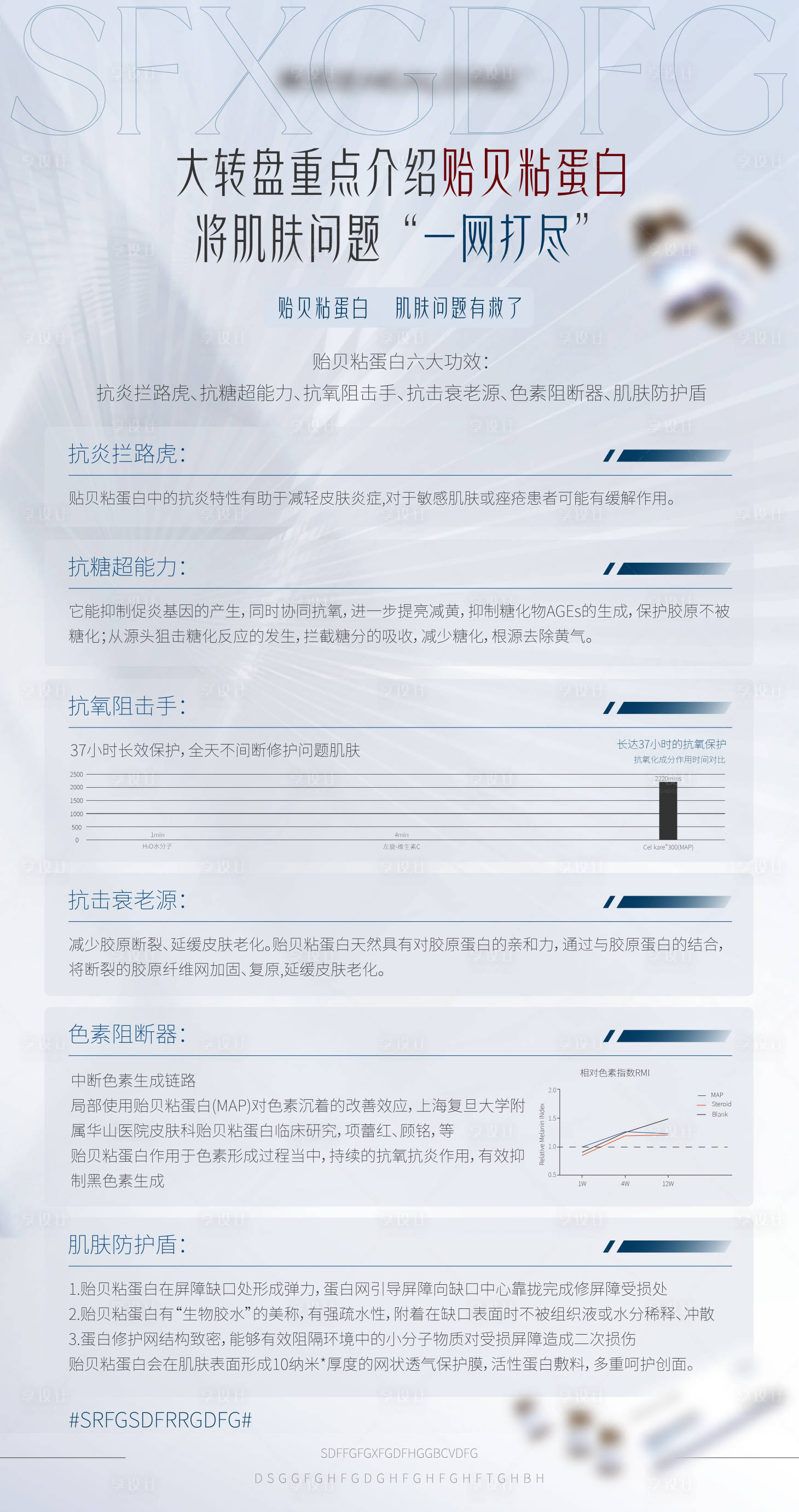 源文件下载【享设计】搜索编号：54820033993009428【医美美业宣传水光护肤产品海报】