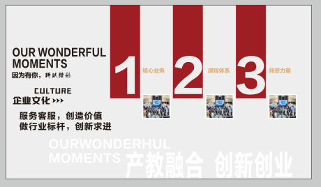 源文件下载【享设计】搜索编号：48570033943359861【企业文化墙背景板】