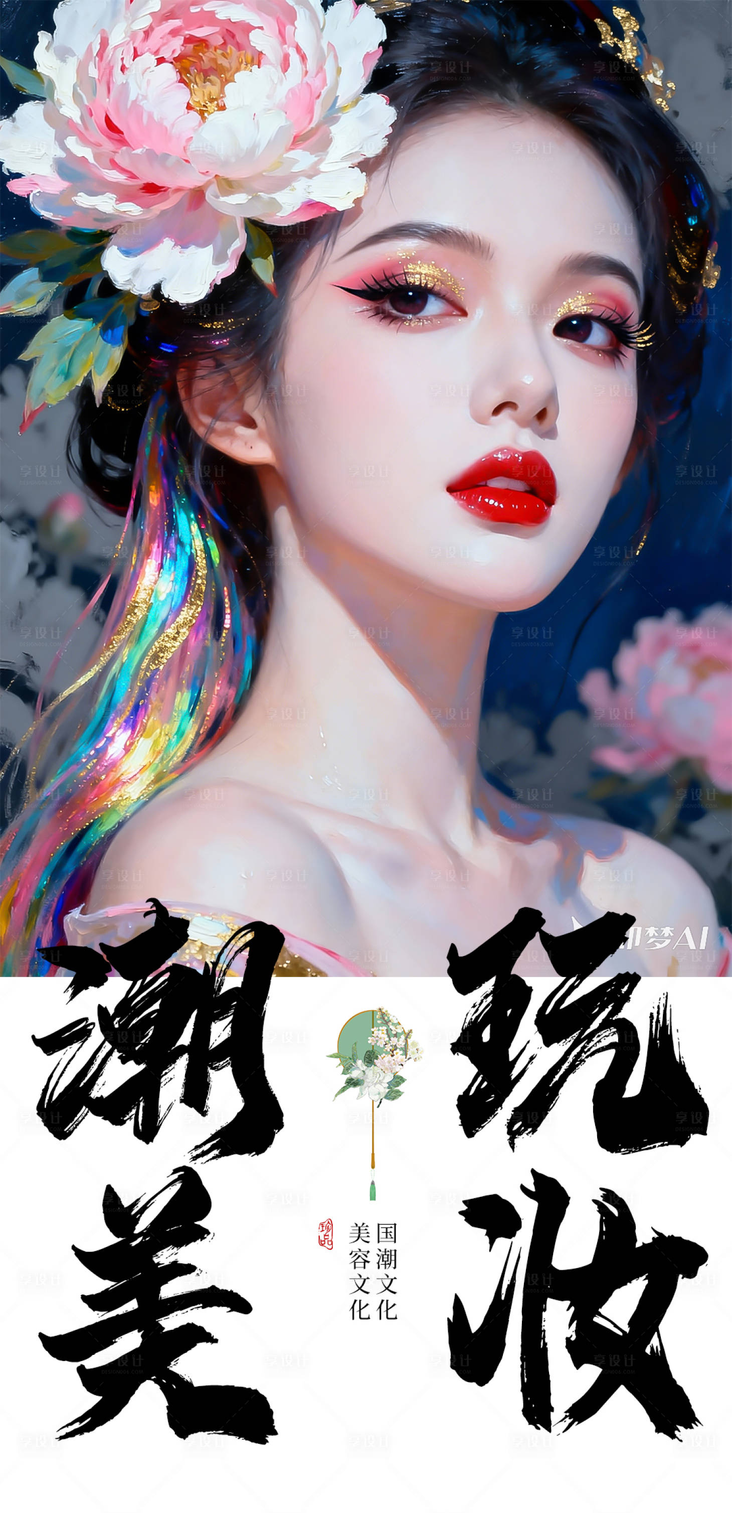 源文件下载【享设计】搜索编号：91470034200652479【医美潮玩海报】