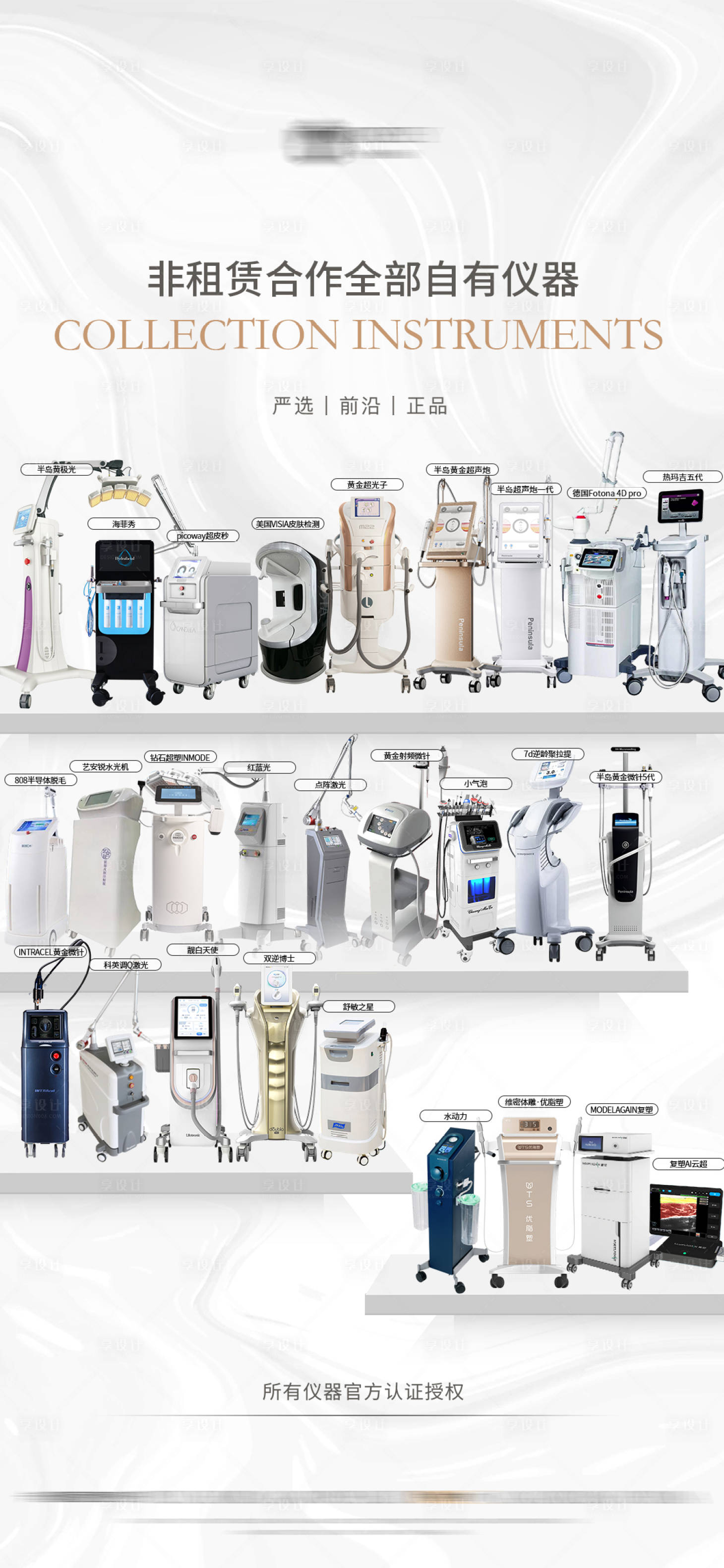 源文件下载【享设计】搜索编号：34280034103721576【医美仪器合集海报】