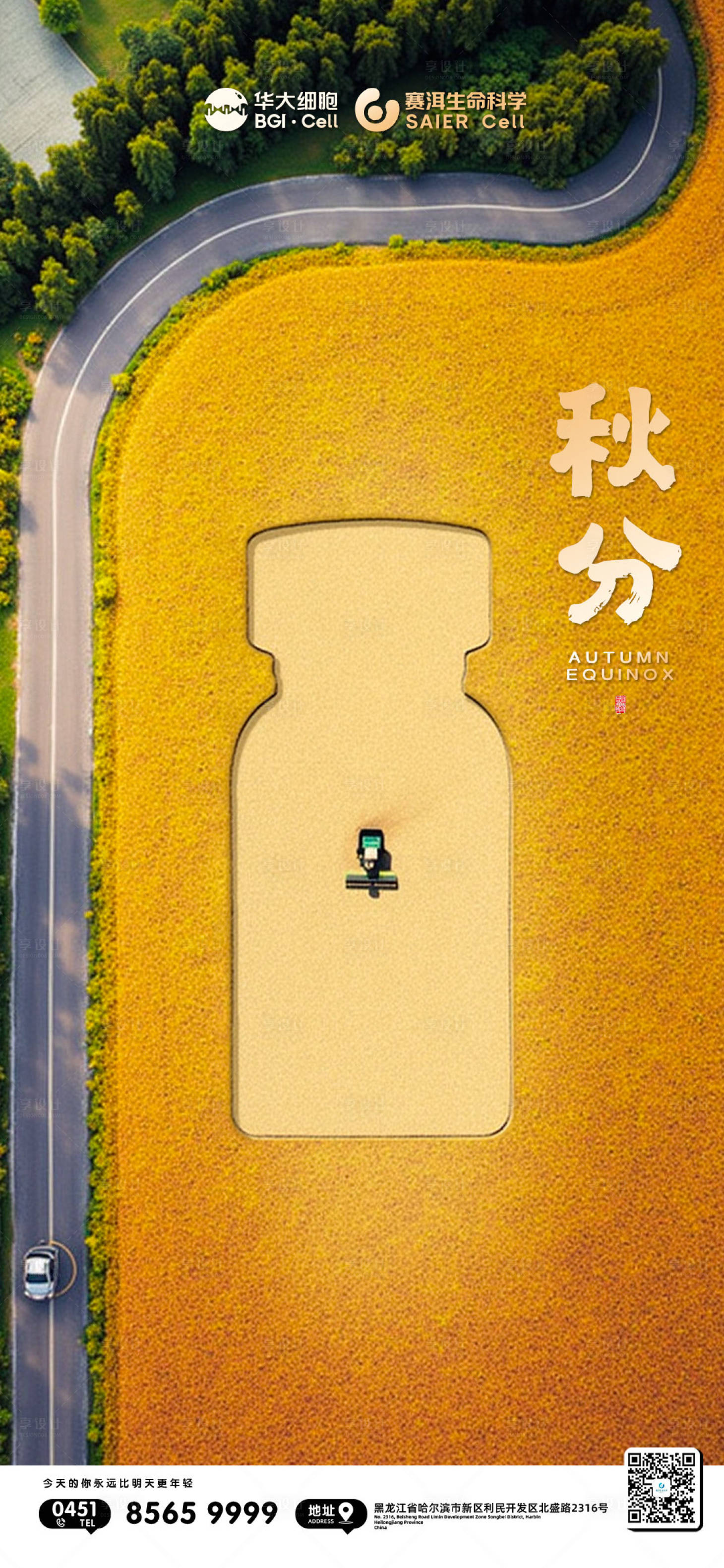 源文件下载【享设计】搜索编号：27990033906545432【秋分节气】