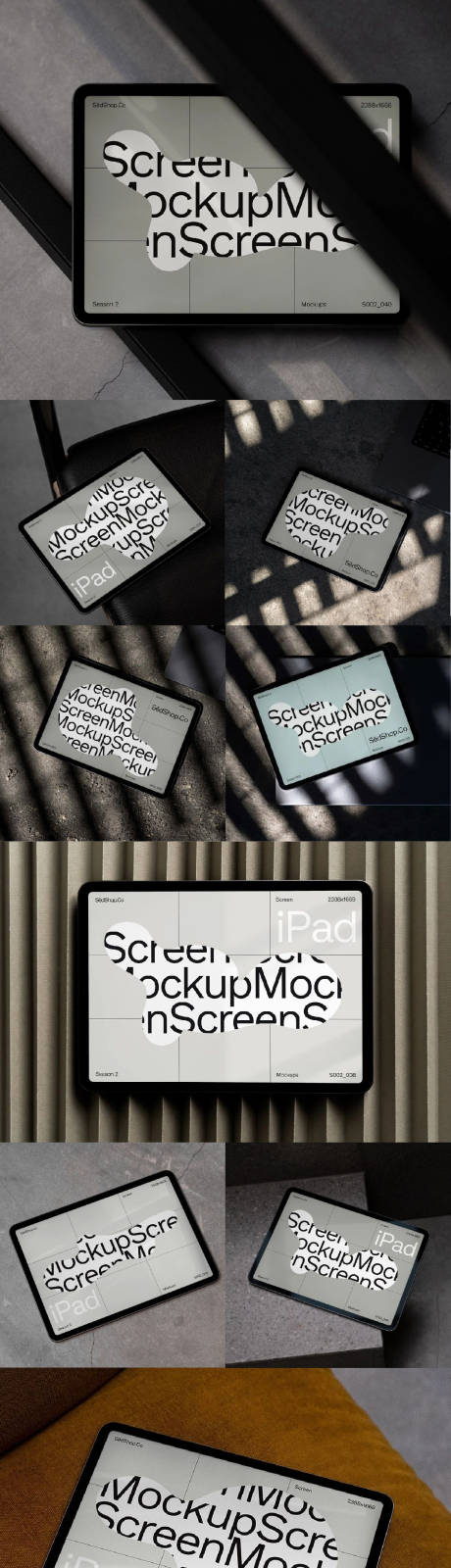 源文件下载【享设计】搜索编号：12500033917281416【ipad展示效果图场景样机】