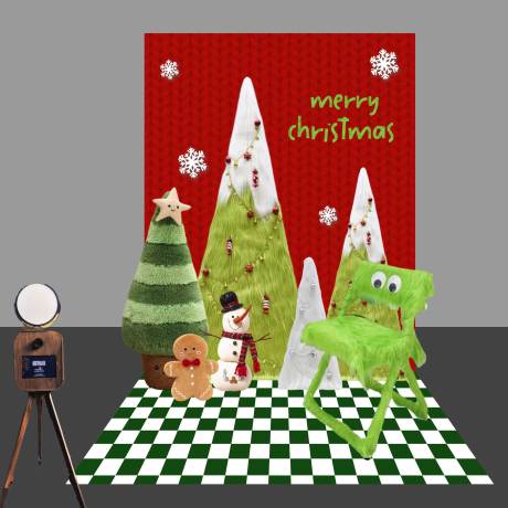 源文件下载【享设计】搜索编号：42830034095251703【圣诞毛绒拍照打卡美陈】