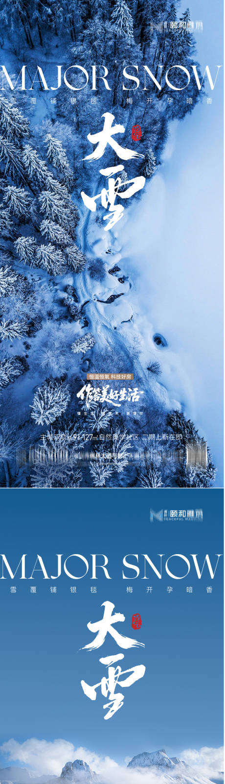 源文件下载【享设计】搜索编号：96290034283519812【大雪节气海报】