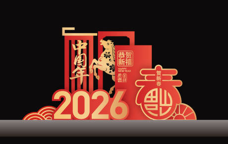 源文件下载【享设计】搜索编号：24030033835424895【新年美陈】