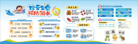 源文件下载【享设计】搜索编号：37310033849781013【防溺水校园文化背景板】