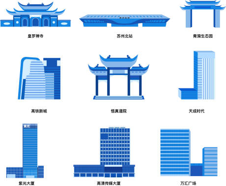 源文件下载【享设计】搜索编号：29050033927939359【苏州高铁新城建筑元素】