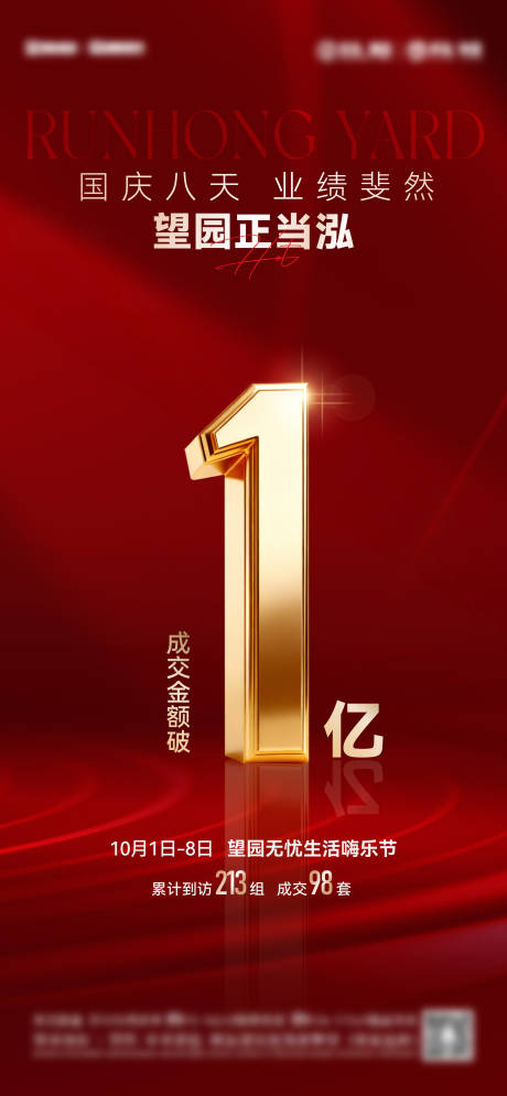 源文件下载【享设计】搜索编号：41170034145064745【地产黄金周业绩红稿】