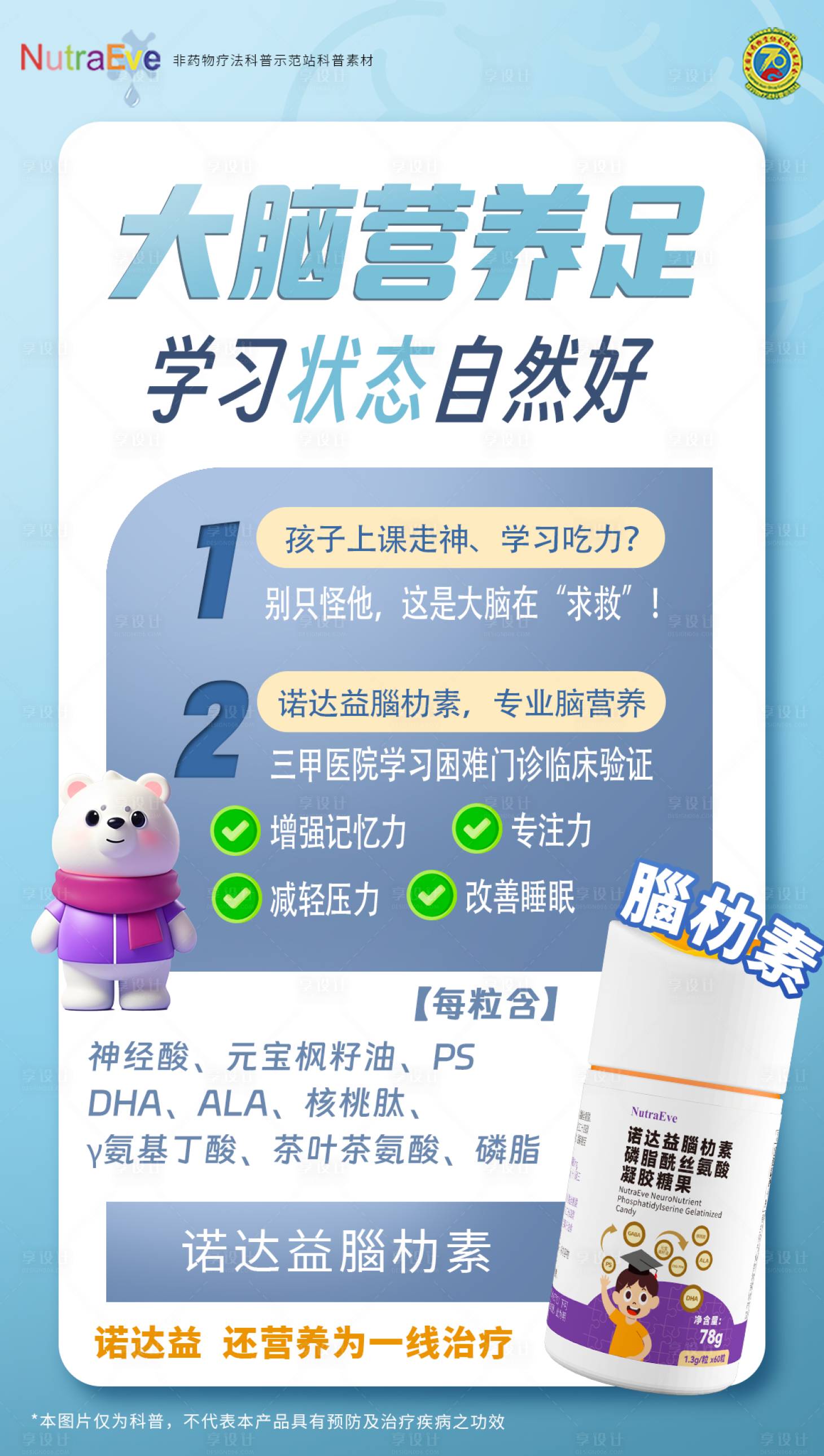 源文件下载【享设计】搜索编号：18490033818348365【营养品海报】