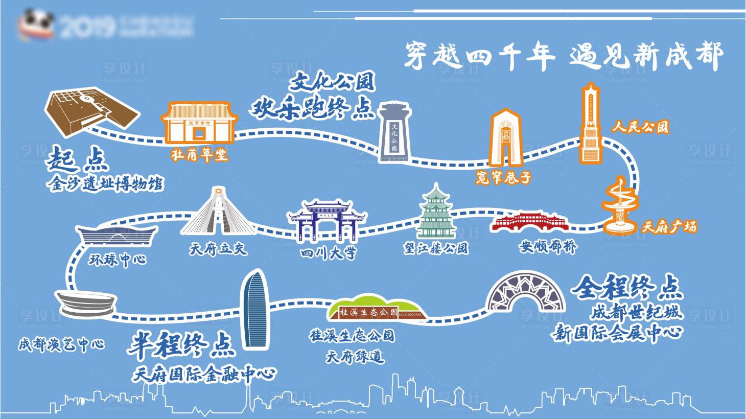 源文件下载【享设计】搜索编号：72890034138424608【成都地标】