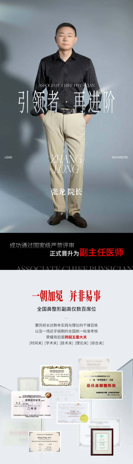 源文件下载【享设计】搜索编号：43380034184413706【医美人物专家介绍小长图海报】