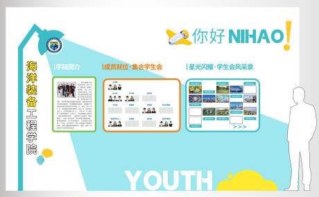 源文件下载【享设计】搜索编号：35740033964421931【海运学院海洋装备工程学院文化墙】