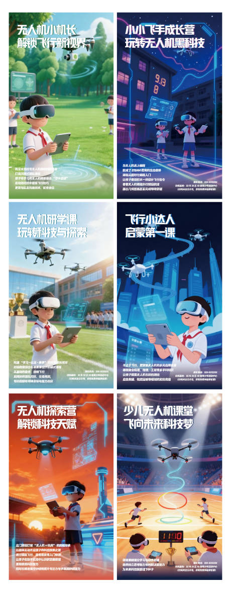 源文件下载【享设计】搜索编号：85640034168786473【飞行小达人海报】