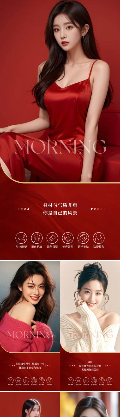 源文件下载【享设计】搜索编号：65560034115412692【医美早安图 】