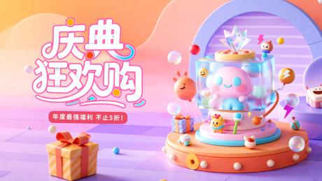 源文件下載【享設計】搜索編號：85840034274697965【商場周年慶主視覺】