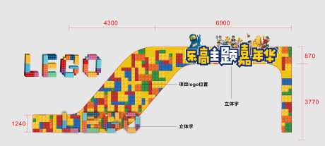 源文件下载【享设计】搜索编号：55430034237328008【乐高活动大门美陈】