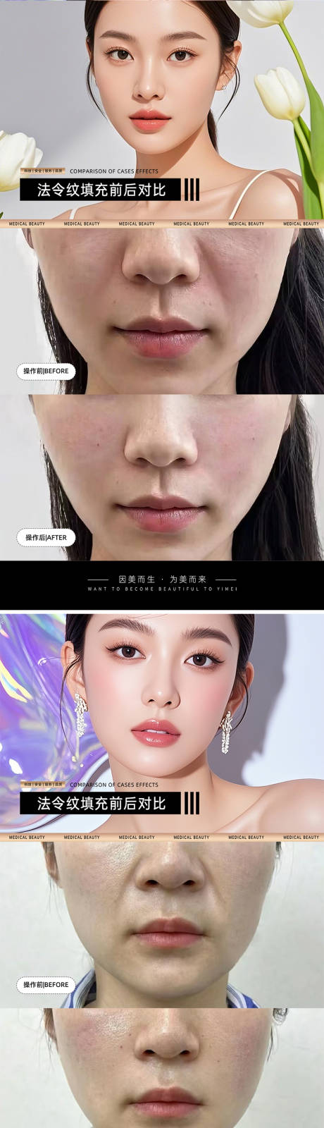 源文件下载【享设计】搜索编号：17250034048107065【医美案例对比模板】