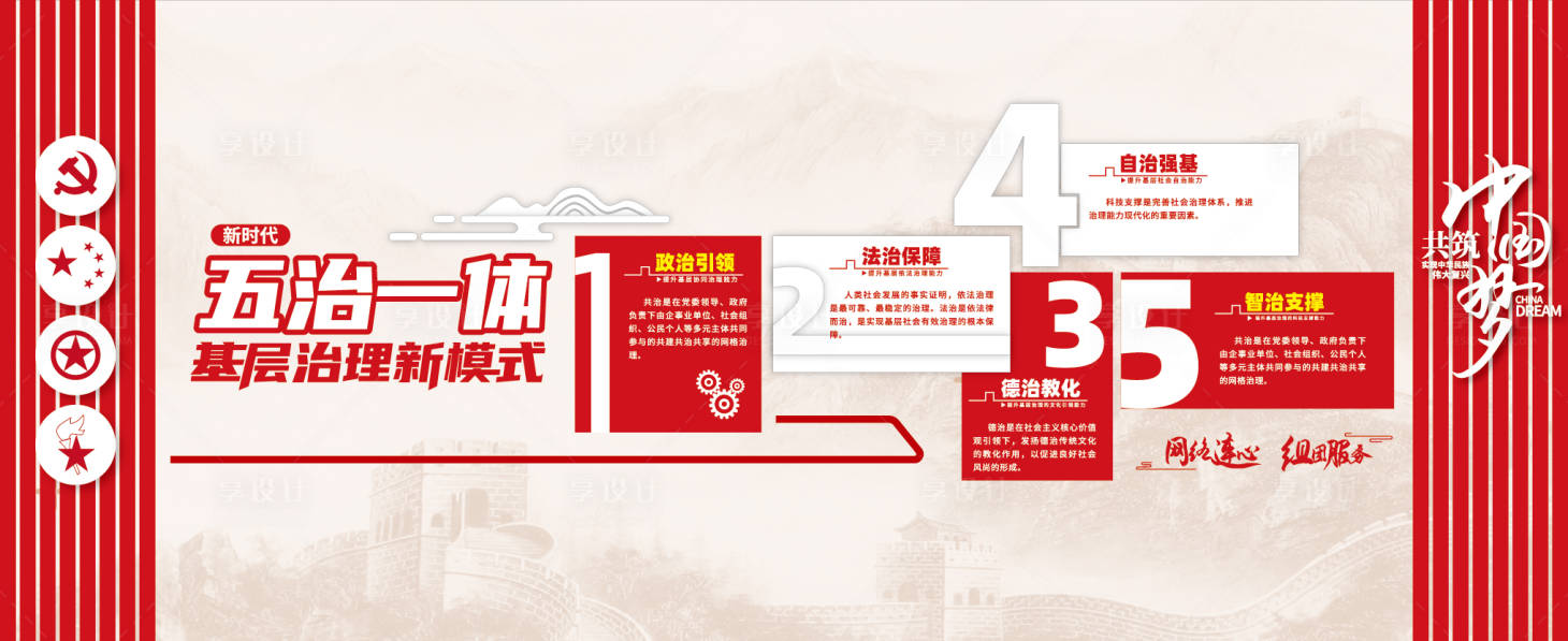 源文件下载【享设计】搜索编号：16660033941559363【党建文化墙背景板】