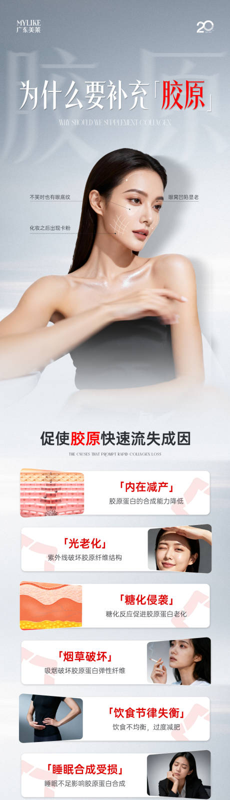 源文件下载【享设计】搜索编号：72770034214772955【医美胶原科普海报长图】