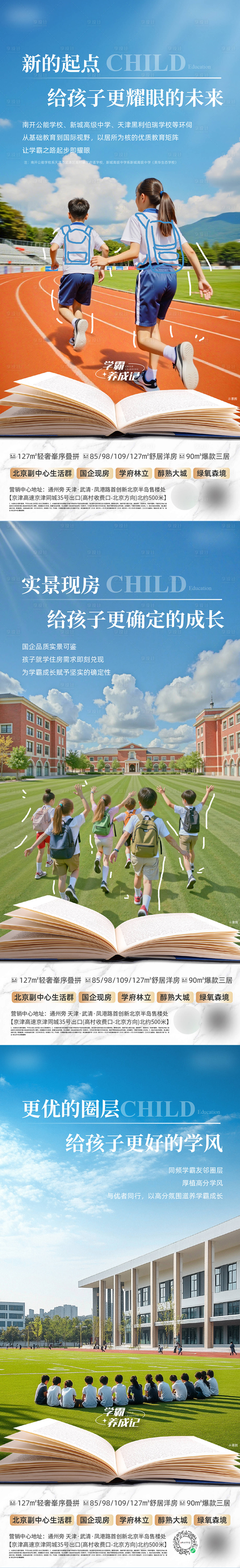 源文件下载【享设计】搜索编号：83550033856172603【教育配套价值点海报】