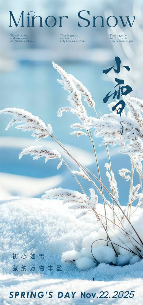 源文件下载【享设计】搜索编号：84280034141344298【小雪海报】
