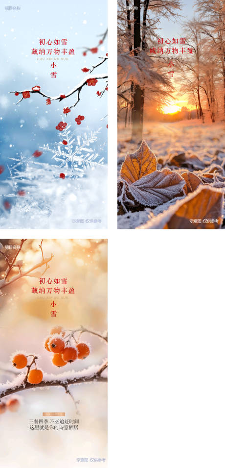 源文件下载【享设计】搜索编号：41050033953383284【小雪海报】