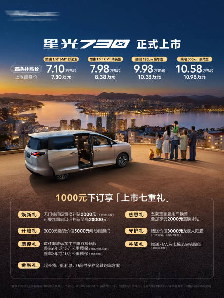 源文件下载【享设计】搜索编号：92320034174013921【汽车上市海报】