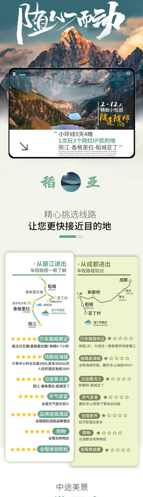 源文件下载【享设计】搜索编号：51510034132365789【云南丽江稻城旅游】