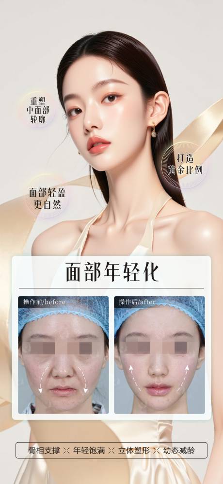 源文件下载【享设计】搜索编号：79070034084066412【面部年轻化医美案例】