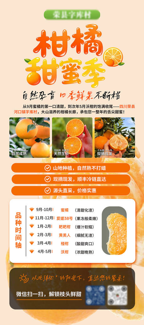 源文件下载【享设计】搜索编号：41810033849871284【柑橘展架】