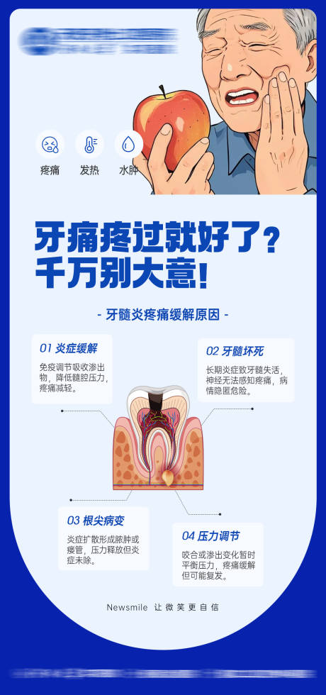 源文件下载【享设计】搜索编号：84030033958191315【牙痛疼过就好了千万别大意】