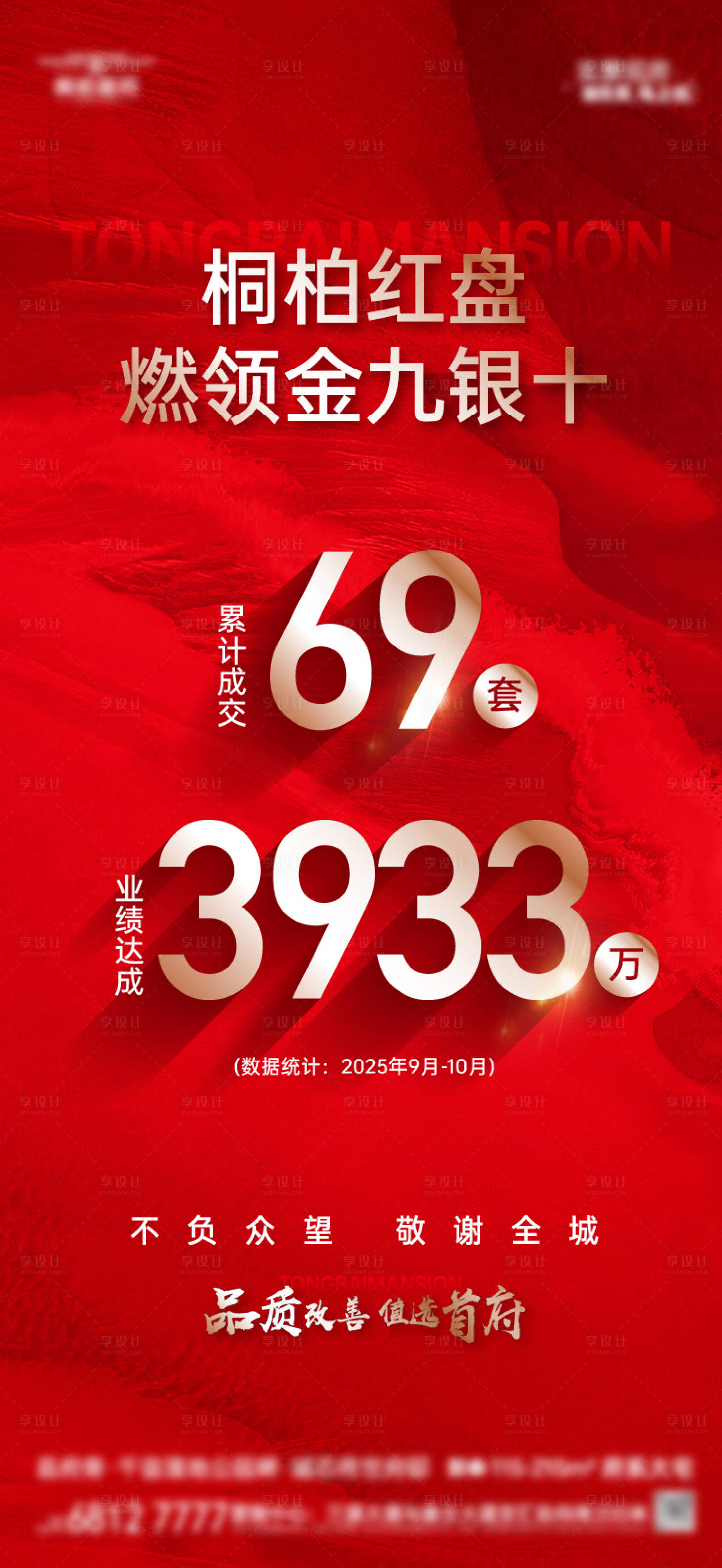 源文件下載【享設(shè)計】搜索編號：46210034256019858【地產(chǎn)熱銷數(shù)據(jù)海報】