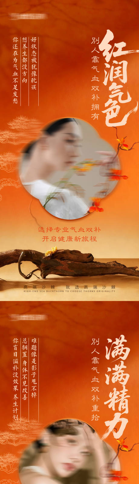 源文件下載【享設(shè)計】搜索編號：87840034025327832【氣血養(yǎng)生宣傳系列海報】