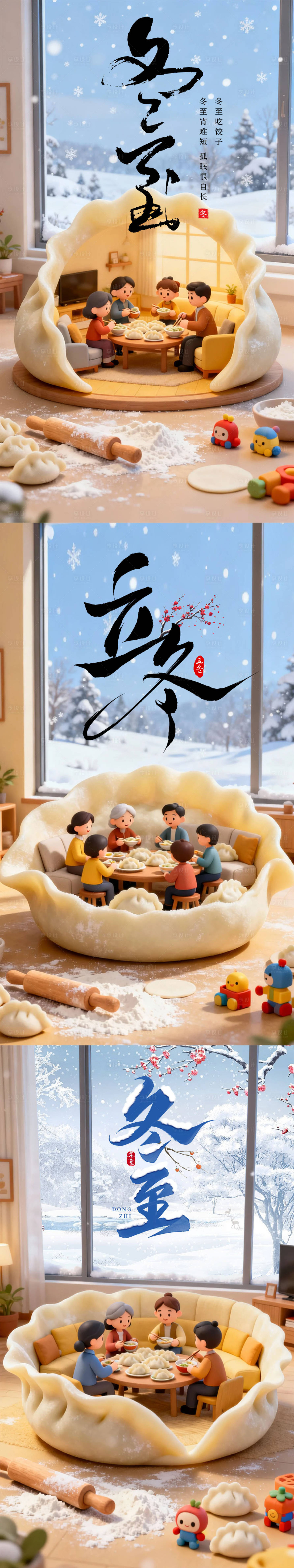 源文件下載【享設(shè)計(jì)】搜索編號(hào)：71280034242382728【立冬冬至氛圍節(jié)氣海報(bào)】