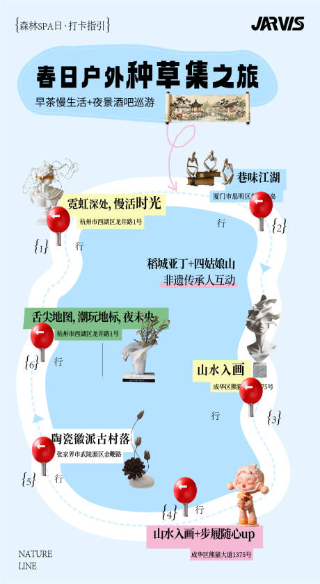 源文件下载【享设计】搜索编号：60060034143747141【手绘旅行旅行路线图攻略图流程图】