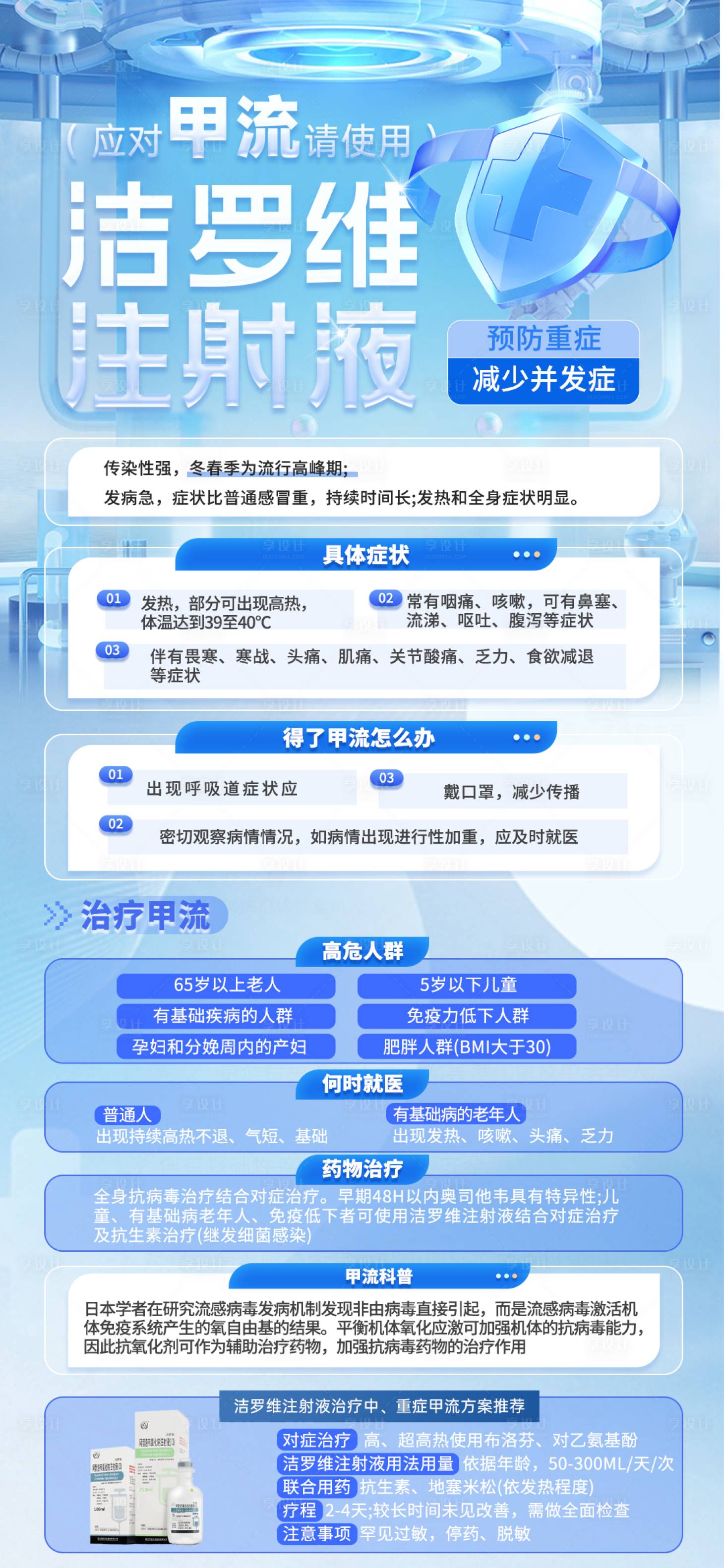 源文件下载【享设计】搜索编号：53430033937528152【甲流医疗科普 】