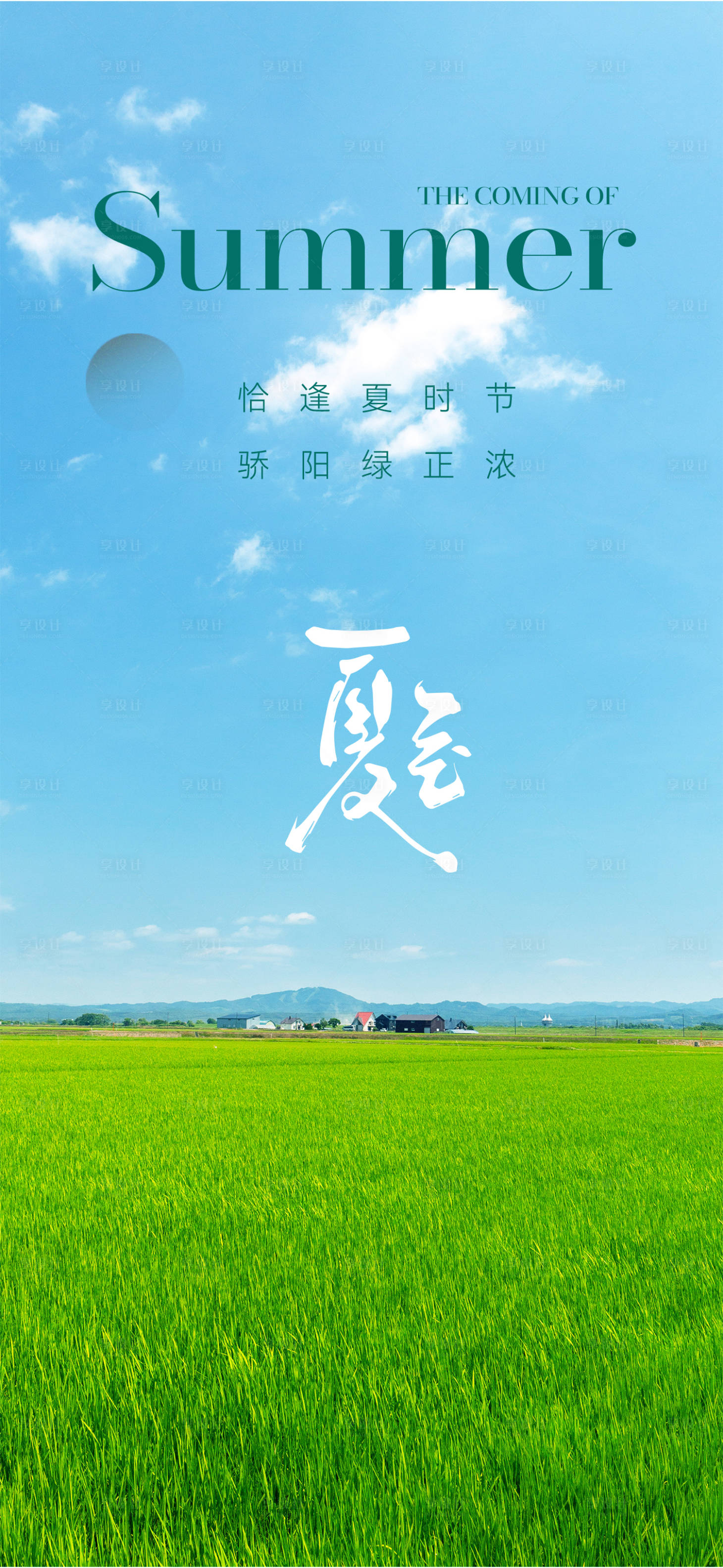 源文件下載【享設(shè)計(jì)】搜索編號(hào)：28650034210776213【夏至節(jié)氣海報(bào)】