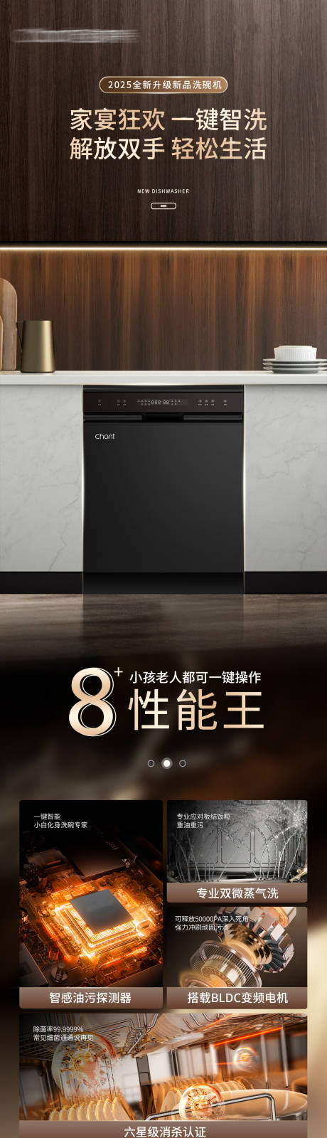 源文件下载【享设计】搜索编号：50350034433999385【厨电洗碗机详情页】