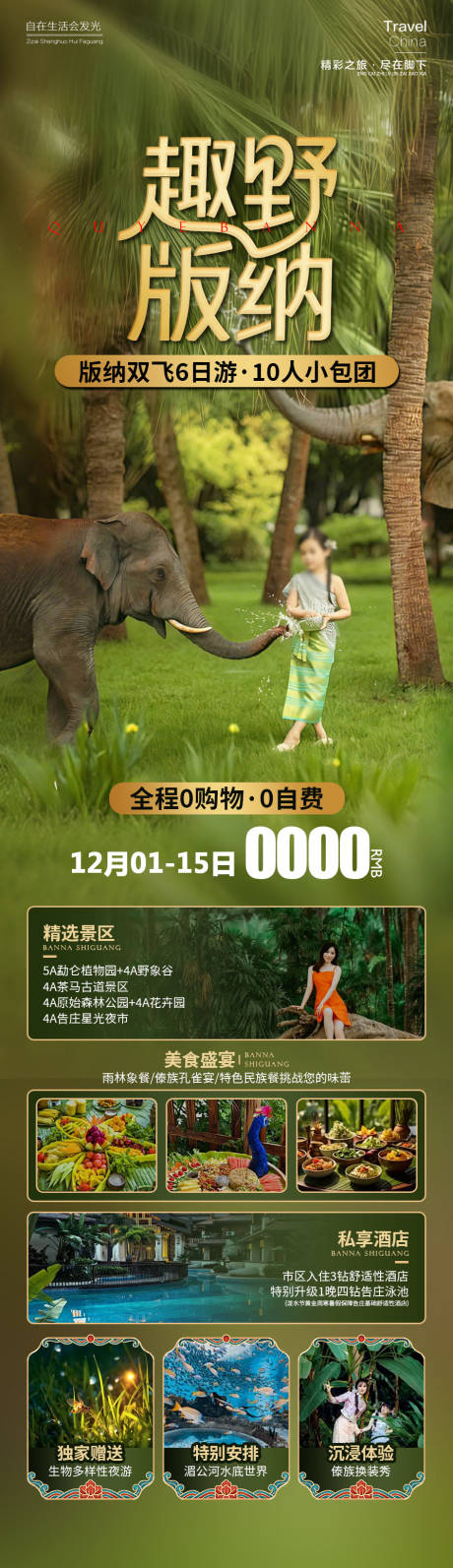 源文件下载【享设计】搜索编号：37950034454691447【趣野版纳云南海报】