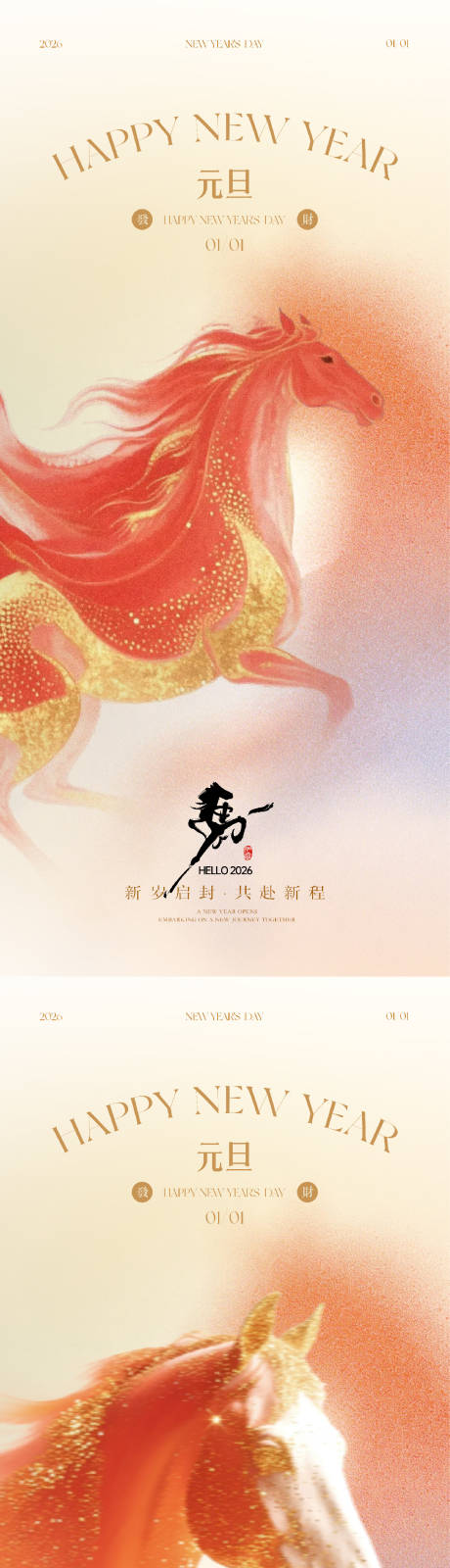 源文件下载【享设计】搜索编号：58840034768311933【元旦新年海报】