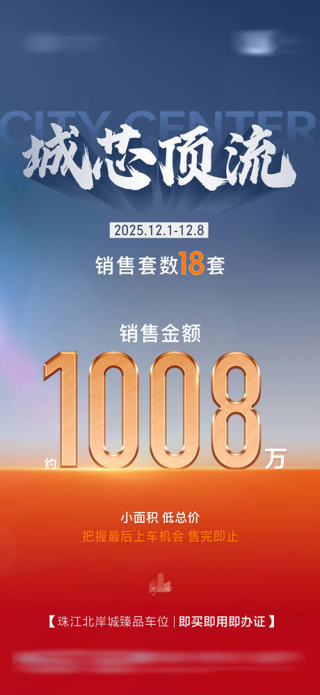 源文件下载【享设计】搜索编号：15710034438679215【地产现房热销千万大字报系列海报】