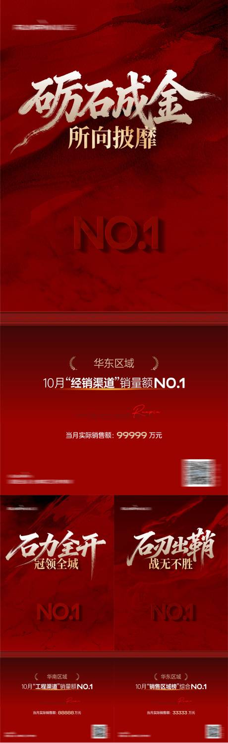 源文件下载【享设计】搜索编号：13620034408891069【地产业绩海报】