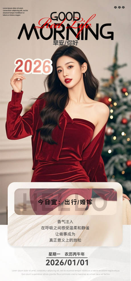 源文件下载【享设计】搜索编号：92690034791776491【早安图海报】